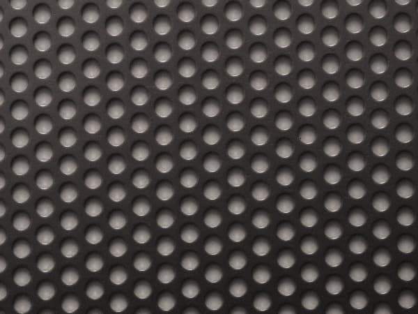 Value Collection - 36" Wide x 40" Long, Stainless Steel Perforated Sheet - 1/4" Round Holes x 3/8" Spacing - Exact Tool & Supply