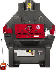 Edwards Manufacturing - 11" Throat Depth, 120 Ton Punch Pressure, 1-1/2" in 1" Punch Capacity Ironworker - 3 Phase, 230 Volts - Exact Tool & Supply