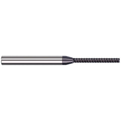 Harvey Tool - Square End Mills; Mill Diameter (mm): 1.00 ; Mill Diameter (Decimal Inch): 0.0394 ; Length of Cut (mm): 10.0000 ; Length of Cut (Decimal Inch): 0.3937 ; Material: Solid Carbide ; Finish/Coating: AlTiN Nano - Exact Tool & Supply