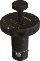 Jergens - 16mm Diam Ball Lock Modular Fixturing Shank - 1-1/2" Shank Length, 0.32" Head Diam, Compatible with 1-1/2" Thick Plate, 1,200 Lb Max Holding Force, 1/8 Key Size, Steel - Exact Tool & Supply