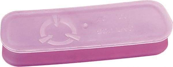 Caplugs - Conductive, Static Dissipative D-Subminiature Connector Cap - Polyethylene Copolymer, Black - Exact Tool & Supply