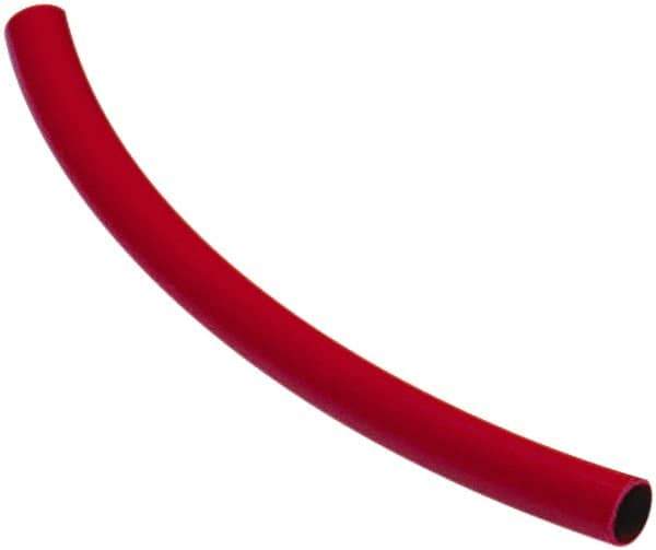 Caplugs - 1-3/8" ID x 1-1/2" OD, 1/16" Wall Thickness, 50' Long, Silicone Tube - Rusty Red, 600°F - Exact Tool & Supply