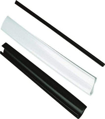 Caplugs - Low-Density Polyethylene Edge Liner - 0.1402" Inside Width, 0.65" Deep, 0.01 to 0.12" Hard Metal Thickness, Natural (Color) - Exact Tool & Supply