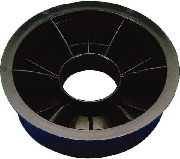 Caplugs - Round Head Core Plug - 1-1/2" OD, High-Impact Polystyrene, Black - Exact Tool & Supply