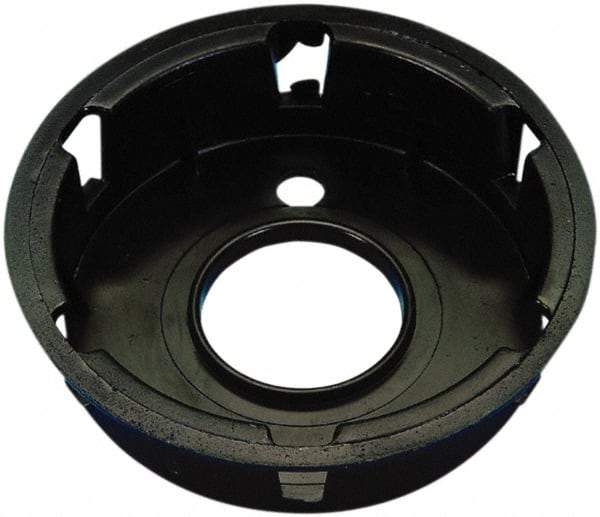 Caplugs - 1-1/4" ID, Round Head Plug - 3" OD, High-Impact Polystyrene, Black - Exact Tool & Supply