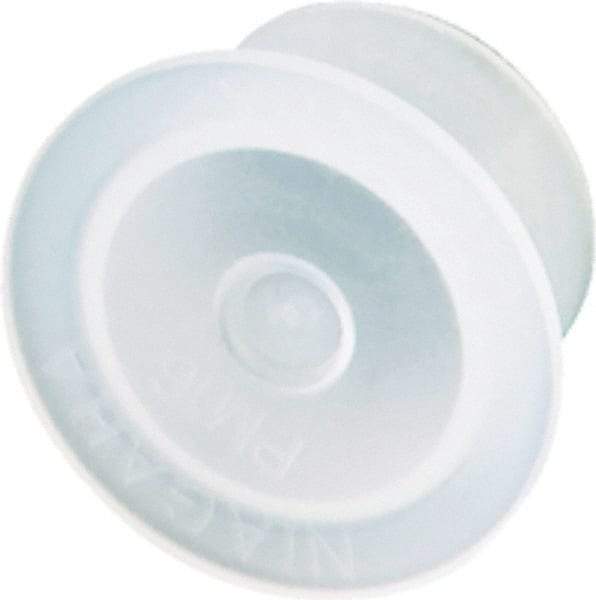 Caplugs - 21.72" ID, Push-On, Round Head Cap - 29.49mm OD, Low-Density Polyethylene, Yellow Tint - Exact Tool & Supply