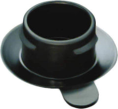 Caplugs - Push-In Finishing Plugfor 3/4 SAE Thread - 0.681" ID, 0.95 OD, Low-Density Polyethylene, Black - Exact Tool & Supply