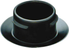Caplugs - Push-In Finishing Plugfor 9/16 SAE Thread - 0.81 OD, 0.29" Deep, Low-Density Polyethylene, Black - Exact Tool & Supply