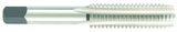 1-8 H4 4-Flute LH High Speed Steel Bottoming Hand TapBright - Exact Tool & Supply