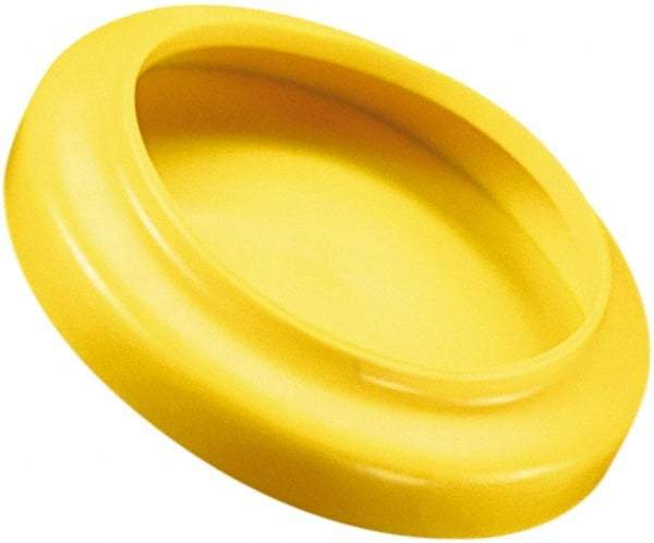 Caplugs - Flexible, Round Head Flange Cap - 1-7/16" Long, Vinyl, Brown - Exact Tool & Supply