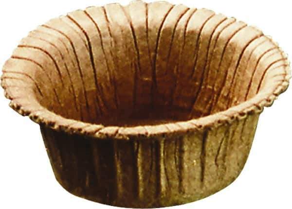 Caplugs - Round Head, Tapered Plug - 2.93" OD, 41/64" Long, Paperboard, Brown - Exact Tool & Supply