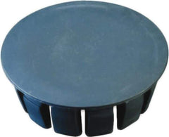 Caplugs - Snap-In Finishing Plug - Nylon, Black - Exact Tool & Supply