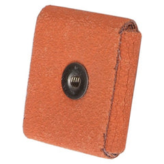 2″ × 2″ × 1/2″ Square Pad 60 Grit 1/4-20 Eyelet Ceramic Alumina - Exact Tool & Supply