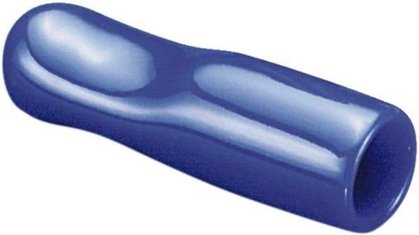 Caplugs - 0.595" ID, Pull-Tab, Round Head Cap - 1-17/32" Long, Vinyl, Red - Exact Tool & Supply