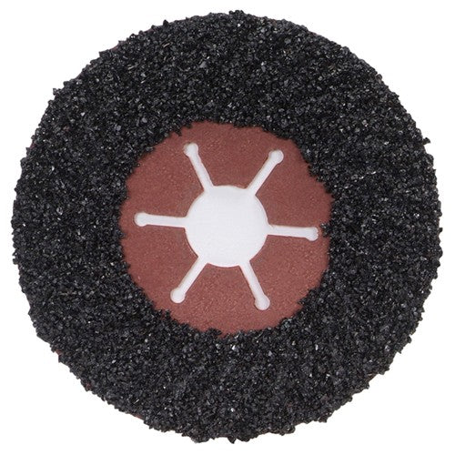 7″ × 1/4″ × 7/8″ FastCut Fiber Disc Type 27 16 Grit Silicon Carbide - Exact Tool & Supply