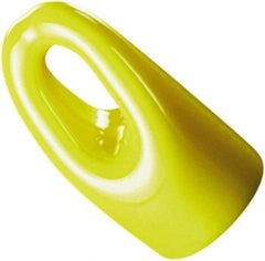 Caplugs - Round Head Hanger Tip Cap - 1/2" Long, Vinyl, Green - Exact Tool & Supply