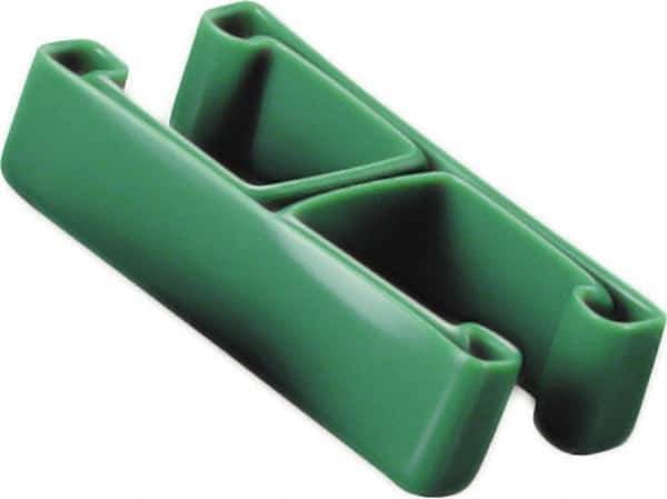 Caplugs - 3-1/4" x 3/4", Flexible Push-On I-Frame End Cap - 1-5/8" Long, Vinyl, Black - Exact Tool & Supply