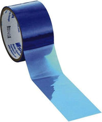 Caplugs - 5-1/2" Wide x 72 Yd Long Blue Polyester Film High Temperature Masking Tape - Series PC905500, 3 mil Thick - Exact Tool & Supply