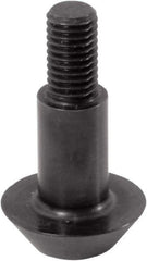 Jergens - M12 Round Head Hardened Steel Clamp Cylinder Pressure Point - For ZPS, 17mm High x 17mm Wide - Exact Tool & Supply