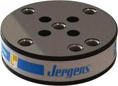 Jergens - 130mm Long x 130mm Wide x 35mm High Steel Fixture Plate - 35mm Plate Thickness - Exact Tool & Supply
