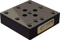 Jergens - 130mm Long x 130mm Wide x 35mm High Steel Fixture Plate - 35mm Plate Thickness - Exact Tool & Supply