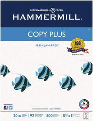 Hammermill - 8-1/2" x 11" White Copy Paper - Use with Laser Printers, Copiers, Fax Machines, Multifunction Machines - Exact Tool & Supply