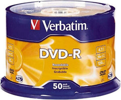 Verbatim - Silver DVD-R Discs - Use with CD, DVD - Exact Tool & Supply
