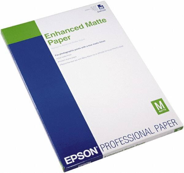 Epson - 13" x 19" White Photo Paper - Use with Inkjet Printers - Exact Tool & Supply