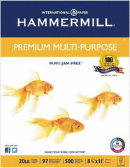 Hammermill - 8-1/2" x 11" White Copy Paper - Use with Inkjet Printers - Exact Tool & Supply