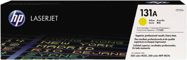 Hewlett-Packard - Yellow Toner Cartridge - Use with HP LaserJet Pro 200 Color M251nw, MFP M276nw - Exact Tool & Supply