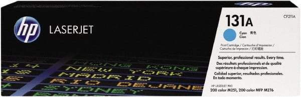 Hewlett-Packard - Cyan Toner Cartridge - Use with HP LaserJet Pro 200 Color M251nw, MFP M276nw - Exact Tool & Supply