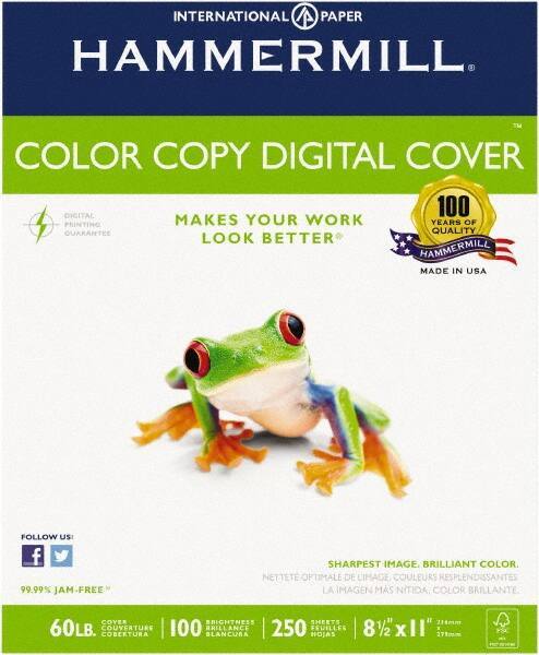 Hammermill - 8-1/2" x 11" Photo White Copy Paper - Use with High-Speed Copiers,High-Speed Printers,Laser Printers - Exact Tool & Supply