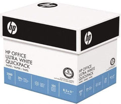 Hewlett-Packard - 8-1/2" x 11" White Copy Paper - Use with Laser Printers, Copiers, Fax Machines, Inkjet Printers - Exact Tool & Supply