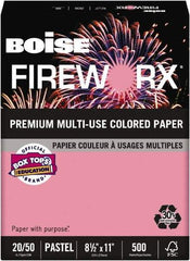 Boise - 8-1/2" x 11" Cherry Coiled Phone Cord - Use with Laser Printers, Copiers, Plain Paper Fax Machines, Multifunction Machines - Exact Tool & Supply