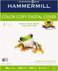 Hammermill - 8-1/2" x 11" Photo White Colored Copy Paper - Use with High-Speed Copiers,High-Speed Printers,Laser Printers - Exact Tool & Supply