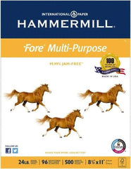 Hammermill - 8-1/2" x 11" White Copy Paper - Use with Inkjet Printers - Exact Tool & Supply