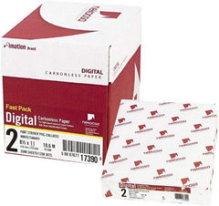 Nekoosa - 8-1/2" x 11" White & Canary Digital Carbonless Paper - Use with Laser Copiers, Laser Printers - Exact Tool & Supply
