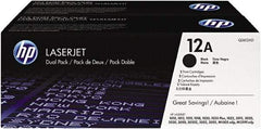 Hewlett-Packard - Black Toner Cartridge - Use with HP LaserJet 1012, 1018, 1020, 1022, 3015, 3020, 3030, 3050, 3052, 3055, M1319f MFP - Exact Tool & Supply