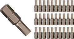 Wiha - 5/32" Hex Screwdriver Bit - 1/4" Drive, 25mm OAL - Exact Tool & Supply