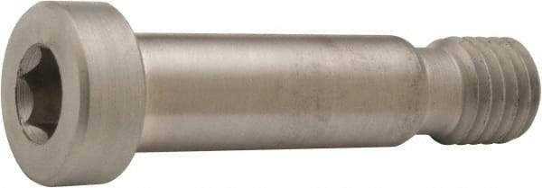 Jergens - M12x1.75, Steel, Uncoated, Shoulder Clamp Screw - Use with 5-Axis Quick Locating System - Exact Tool & Supply