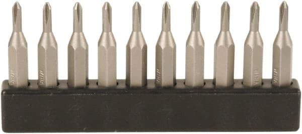 Wiha - #2, Phillips Screwdriver Bit - 28mm OAL - Exact Tool & Supply
