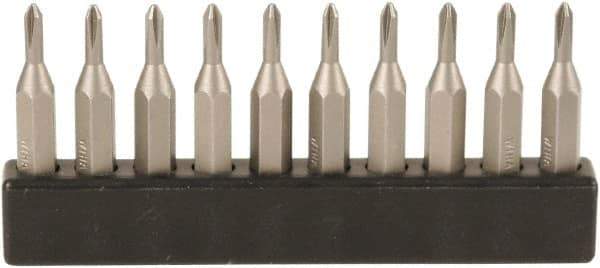 Wiha - #00, Phillips Screwdriver Bit - 28mm OAL - Exact Tool & Supply