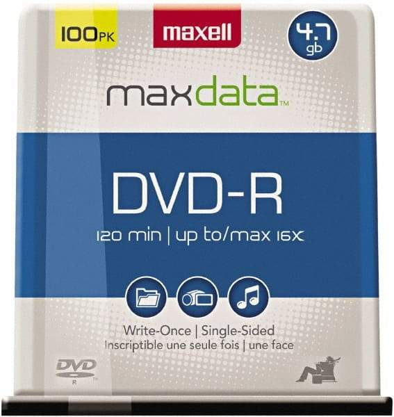 Maxwell House - Gold DVD-RW Discs - Use with CD, DVD Drives - Exact Tool & Supply
