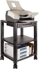 Kantek - Black Printer/Copier Stand - Use with Computer, Fax Machines, Printer - Exact Tool & Supply