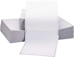 UNIVERSAL - White Two-Part Carbonless Paper - Use with Tractor-Feed Printers - Exact Tool & Supply