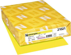 Neenah Paper - 8-1/2" x 11" Lift-Off Lemon Colored Copy Paper - Use with Inkjet Printers, Laser Printers, Copiers - Exact Tool & Supply