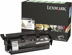 Lexmark - Black Toner Cartridge - Use with Lexmark X651de, X652de, X654de, X656de, X656dte, X658de, X658dfe, X658dme, X658dte, X658dtfe, X658dtme - Exact Tool & Supply