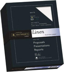 Southworth - 8-1/2" x 11" White Copy Paper - Use with Laser Printers, Inkjet Printers, Copiers - Exact Tool & Supply