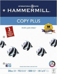 Hammermill - 8-1/2" x 11" White Copy Paper - Use with Laser Printers, Copiers, Fax Machines, Multifunction Machines - Exact Tool & Supply