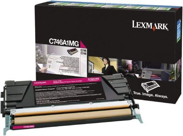 Lexmark - Magenta Toner Cartridge - Use with Lexmark C746, C748 - Exact Tool & Supply